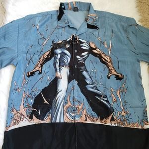 Samurai Shodown Vtg 90s Button Up Anime